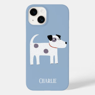 Dog Name Blue Case-Mate iPhone 14 Hoesje