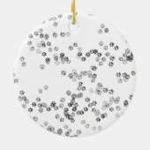 Dog Name Custom Ornament (Achterkant)