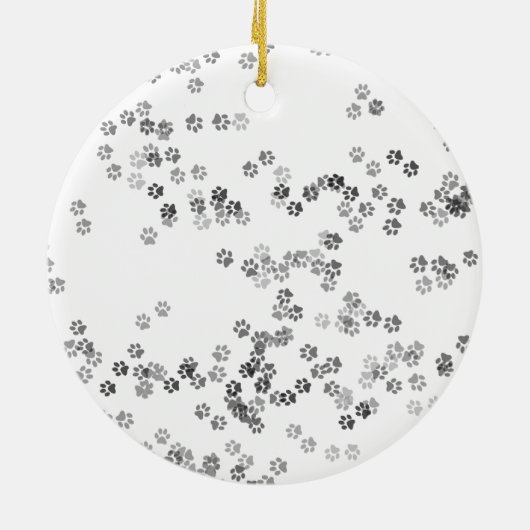 Dog Name Custom Ornament (Achterkant)