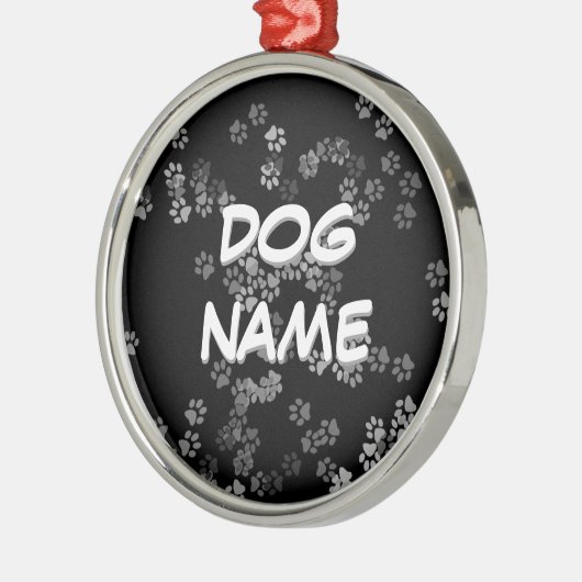 Dog Name Ornament (Links)
