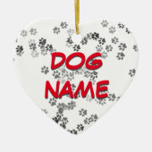 Dog Name Ornament (Voorkant)