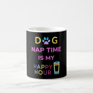 dog nap time is my happy hour koffiemok