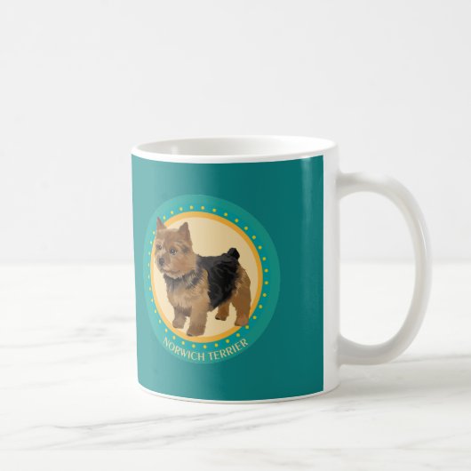 Dog norwich terrer koffiemok (Rechts)