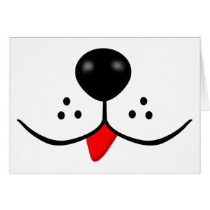 Dog Nose and Mouth Card