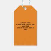 Dog Nose Cadeaulabel (Achterkant)