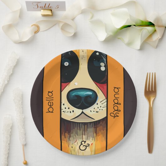 Dog Nose Papieren Bordje (Huwelijk)