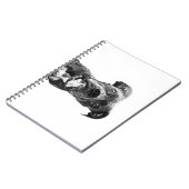 Dog Notebook – Ink Portrait Cover Notitieboek (Linkerzijde)