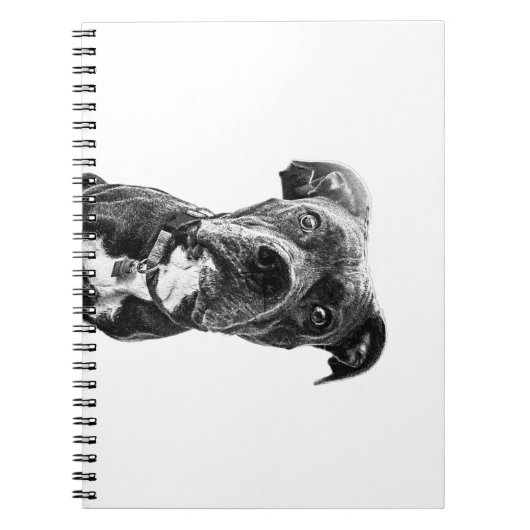 Dog Notebook – Ink Portrait Cover Notitieboek (Voorkant)