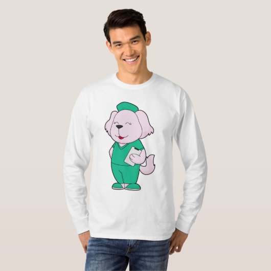 Dog Nurse T-shirt (Voorkant volledig)