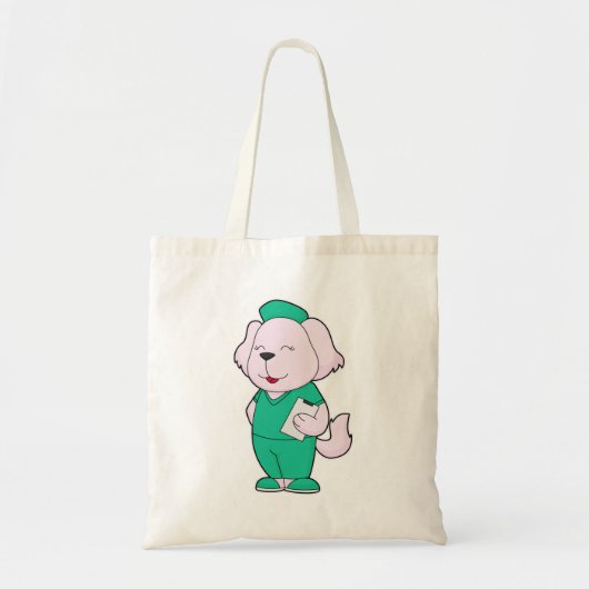 Dog Nurse Tote Bag (Voorkant)