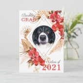 Dog Obedience Class Afstuderen Aankondiging (Staand voorkant)