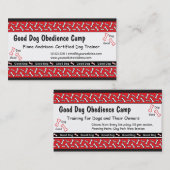 Dog Obedience Classes Dog Trainer Visitekaartjes (Voorkant / Achterkant)