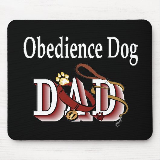 Dog Obedience Dad Muismat (Voorkant)