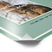 Dog of Cat Vrouw Pet Memorial met gedicht Foto Afdruk (Hoek)