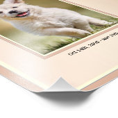 Dog of Cat Vrouw Pet Memorial met gedicht Foto Afdruk (Hoek)