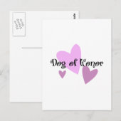 Dog of Honor Briefkaart (Voorkant / Achterkant)