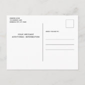 Dog of Honor Dog Wedding Save the Date Aankondigingskaart (Achterkant)