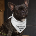 Dog of Honor Wedding Pet Persoonlijke naam Bandana<br><div class="desc">Dit ontwerp kan worden gepersonaliseerd door de Edit optie van het Ontwerp te kiezen. Je kunt ook overdragen naar andere objecten. Neem contact met me op via colorflowcreations@gmail.com of gebruik de chatoptie bovenaan de pagina als u dit ontwerp op een ander product wilt plaatsen of hulp nodig hebt. Bekijk meer...</div>