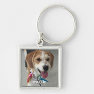 Dog- of kattenfoto/naam aanpassen sleutelhanger
