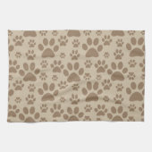 Dog- of kattenschilderafdrukken theedoek (Horizontaal)