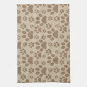 Dog- of kattenschilderafdrukken theedoek (Verticaal)