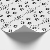 Dog- of Wolf-trappelpapier Cadeaupapier (Hoek)