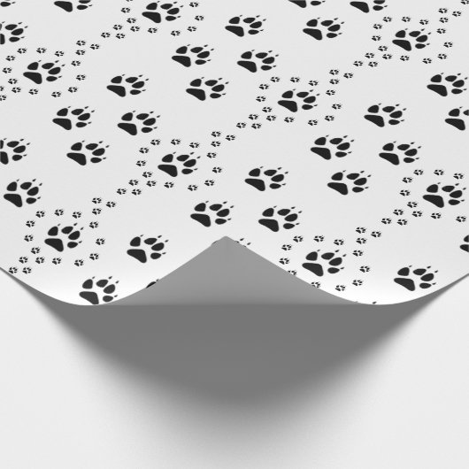 Dog- of Wolf-trappelpapier Cadeaupapier (Hoek)