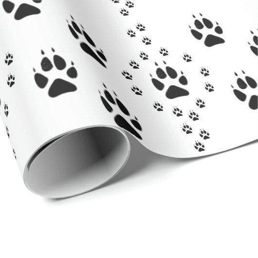 Dog- of Wolf-trappelpapier Cadeaupapier (Rol Hoek)