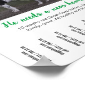 Dog om poster sjabloon te verkopen (Hoek)