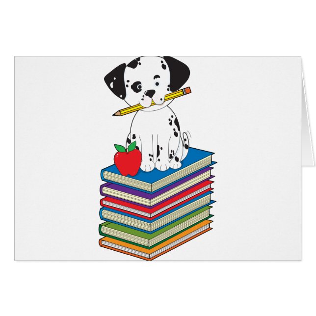 Dog on Books (Voorkant Horizontaal)