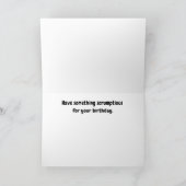 Dog on Computer, Blames Cat Funny Birthday Kaart (Binnen)