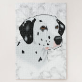 Dog on Marble Legpuzzel (Verticaal)