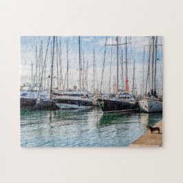 Dog on Paseo maritimo - Palma de Mallorca, Spanje Legpuzzel