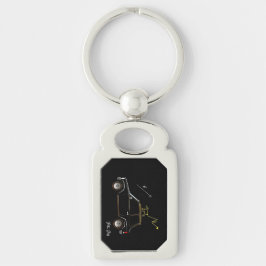 Dog on Wall Street Petra Gliff Keychain
