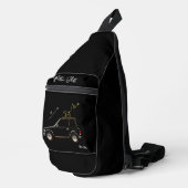 Dog on Wall Street Sling Bag (Rechterhoek)