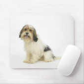 Dog on White 104 Muismat (Met muis)