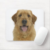 Dog on White 44 Muismat (Met muis)