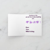 Dog-ontwerpen voor dichter- en dichter-liefhebbers bedankkaart (Binnen)