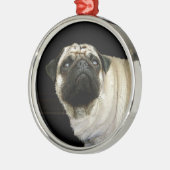 Dog-ontwerpen voor dichter- en dichter-liefhebbers metalen ornament (Links)