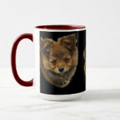 Dog-ontwerpen voor dichter- en dichter-liefhebbers mok (Links)