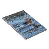 Dog-ontwerpen voor dichter- en dichter-liefhebbers notitieboek (Rechterzijde)