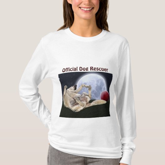 Dog-ontwerpen voor dichter- en dichter-liefhebbers t-shirt (Voorkant)