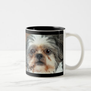 Dog-ontwerpen voor dichter- en dichter-liefhebbers tweekleurige koffiemok