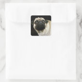 Dog-ontwerpen voor dichter- en dichter-liefhebbers vierkante sticker (Tas)