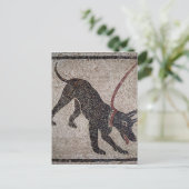 Dog op een as van Pompeii Briefkaart (Staand voorkant)