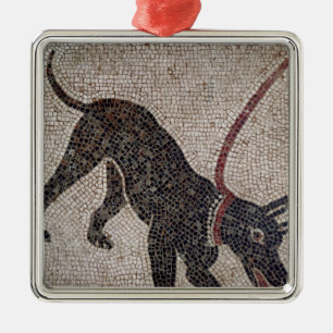 Dog op een as van Pompeii Metalen Ornament
