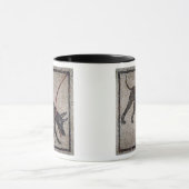 Dog op een as van Pompeii Mok (Midden)