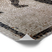 Dog op een as van Pompeii Poster (Hoek)