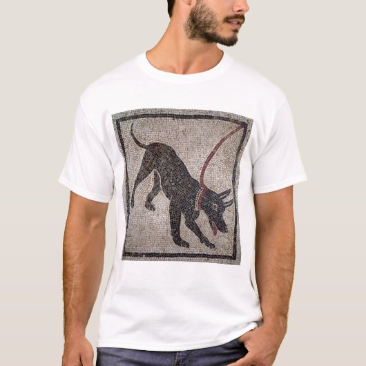 Dog op een as van Pompeii T-shirt (Voorkant)