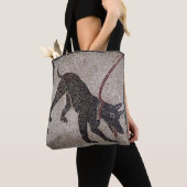 Dog op een as van Pompeii Tote Bag (Dichtbij)